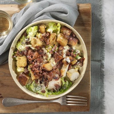 Crispysaveur-bacon crispy francais-Salade Cesar